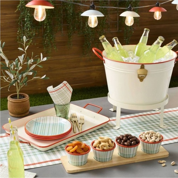 Hearth & Hand with Magnolia Powder-Coated Metal
Rectangular Serving Tray, 21” - Picture 2 of 4